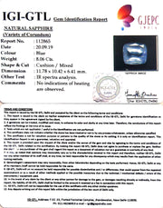 8.06/CT Natural Blue Sapphire With Govt Lab Certificate-BLUSA9V